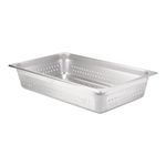 Full Size Stainless Steel Commercial Insert/Steam pan Perforated 4" Deep