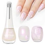 SUPWEE Pearl Nail Polish, Shimmer Mermaid Nail Varnish Quick Dry Nail Gel Glitter Pearlescent Nail Polish Professional High Shine Oil-based Nail Polish for Nail Art DIY Manicure