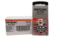 80 Rayovac Extra Mercury Free Hearing Aid Batteries Size 13 (80 BATTERIES)