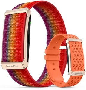 EnergyPort Fitness Tracker,Wearable Health Smart Bracelet Band with Blood Oxygen 170+ Sport Mode 60-Day Battery,Lifetime Membership,Activity Tracking Heart Rate Sleep Monitor for Android iOS,2 Bands
