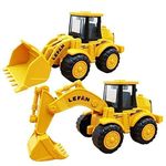 Destonl Exclusive Collection of Construction Farm Tractor Truck Vehicles Pretend Play Set Toy for Kids (3-14 Years, 2 Pieces) (168-51 Set of 2)