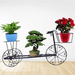 D&V ENGINEERING - Creative in innovation 3-Tiered Indoor/Outdoor Tricycle Plant Stand, Pot stand -Black