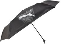 Puma PBP67MN60 Rain or Shine, Silver C Back, Mini Folding Umbrella, Silver, 23.6 inches (60 cm)