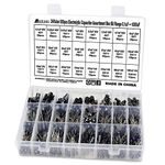 Aussel 24 Value 500PCS Electrolytic Capacitor Assortment Box Kit Range 0.1uF－1000uF