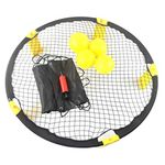 TBEONE Volleyball Spike Battle Ball Game, 3 Balls 1 Net Standard Kit, Combo Beach Jump Ball Set