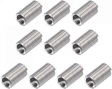 uxcell Wire Thread Inserts 5/16-18 UNC 3.0D 304 Stainless Steel Helical Type Coiled Wire Screw Repair Threaded Sleeve Steel Sheath 10pcs