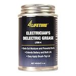 Dielectric Silicone Grease - Waterproof and Non-Conductive Lubricant for Electrical and Automotive Applications - 4oz Brush Top Can, Versitle Silicone Lubricant, Protection for Electrical Components