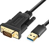 USB to VGA Adapter Cable 2m Compatible with Mac OS Windows XP/Vista/10/8/7, USB 3.0 to VGA Male 1080P Monitor Display Video Adapter/Converter Cord. (2m/6.5FT)