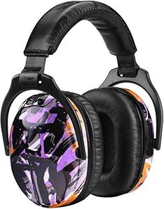 ZOHAN 030 Casque Anti Bruit Enfant Facilement Réglable Pliable, Protection Auditive confortable avec Sac de Transport, SNR 25dB pour l’Autisme, TDAH, Feux d’Artifice, Concert, (Graffiti Violet)