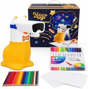 Yoturetoys AI Drawing Projector Kit with Art Supplies for Kids 5-12