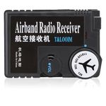 Aeronautical Band Receiver,Airband Radio Receiver,118-136MHz Aeronautical Receptor High Sensitivity Air-to-ground Receiver Air TO Air Aeronautical Receiver