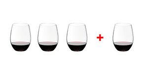 Riedel O Pay 3 Get 4 Cabernet Wine Glass Value Set