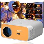 WZATCO Yuva Ultra, Fully Automatic, Full HD Native 1080P 4K HDR Android Projector for Home, Ultra Bright 700 ANSI, 300" Screen | HDMI ARC | 4D Keystone with Netflix, Prime etc | WiFi 6 & BT