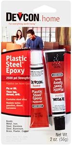 Devcon (52345-12PK) Plastic Steel Epoxy - 1 oz. 2-Part Tube, (Pack of 12)