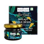 Kapiva Shilajit/Shilajeet Gold Resin - 20g | Helps in boosting Stamina | Contains 24 Carat Gold | 100% Ayurvedic