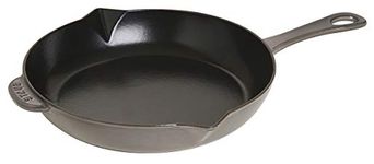 STAUB Cast Iron Non-Stick Frying Pan, 12"/30CM, Grey