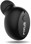 FOCUSPOWER F10 Mini Bluetooth Earbud Smallest Wireless Invisible Headphone with 6 Hour Playtime Car Headset with Mic for iPhone and Android Smart Phones(One Pcs)