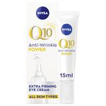 NIVEA Q10 Anti-Wrinkle Power Firming Eye Cream to Reduce Crow's Feet, Lines and Wrinkles, Powerful Under Eye Cream to Revitalise the Eye Area (15ml)