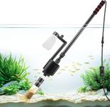 AQQA Electric Aquarium Vacuum Gravel Cleaner, 6 in 1 Automatic Fish Tank Vacuum Cleaning Tools Kit Water Changer, Multifunction Wash Sand Filter Water Circulation 20W 320GPH 110V