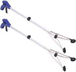 Sparks 2 Pack Foldable Reacher Grabber Tool, Long 32" Foldable Extender Gripper Tool, Suction Cups for Precise Work, Claw Trash Garbage Picker, Garden Nabber, Mobility Aid Pick Up Tool