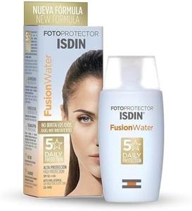 Isd.in Fotoprotector Fusion Water Spf50, 50 Ml I Sunscreen For Face I Water-Based I Oil-Free, White
