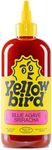 Yellowbird Blue Agave Sriracha Hot Sauce - Vegan & Gluten Free Sauce with Jalapeños, Garlic & Agave Chili Pepper - Mellow Hot, Tabletop Size - Made in Texas (19.6 oz, 1 Count)