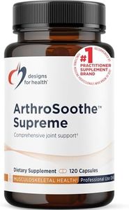 Designs for Health ArthroSoothe Supreme - Joint Support Supplement for Adults with Glucosamine Sulfate, Quercetin, Green Lipped Mussel, MSM, Chinese Skullcap + More - Non-GMO (120 Capsules)