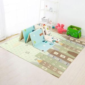 StarAndDaisy Baby Mats for Floor/Play Mat for Babies, Infants & Toddlers with Double Sided Water Proof/Baby Play Mat for Kids Reversible & Foldable Design