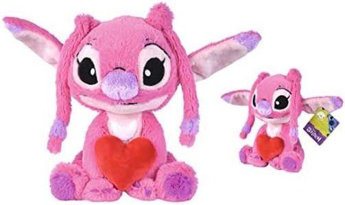 Disney - Lilo & Stitch - Angel avec Coeur, 25cm, câlin, Peluche, à partir de 0 Ans