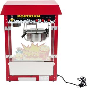 Royal Catering Popcorn Maker 8oz – Red Commercial Machine