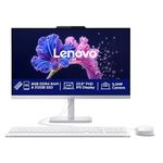 Lenovo A100 All in one Intel® Core™ i3-N305 23.8" FHD (1920x1080) 3-Side Edgeless All-in-One Desktop (8GB/512GB SSD/Win11/MS Office 2024/5MP Camera/USB Calliope Keyboard & Mouse) F0J6005GIN