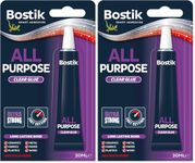 Bostik All Purpose Adhesive, Clear Glue for Minor Household Repairs, 20ml (Pack of 2)
