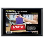 Artistic 11-Inch X 17-Inch Admat Countertop Sign/Signature Pad, Clear