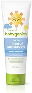 Babyganics SPF 50 Baby Mineral Sunscreen Lotion | UVA UVB Protection | Octinoxate & Oxybenzone Free | Water Resistant, Value Size, 8oz