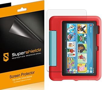 Supershieldz (3 Pack) Designed for All-New Fire 7 Kids Tablet 7-inch (12th Generation - 2022 release) Screen Protector, High Definition Clear Shield (PET)