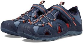 Merrell Hydro 2 Sport Sandal, Navy/Orange, 6 US Unisex Big Kid