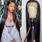 bunGiol 30 inch Lace Front Wig Stra