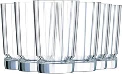 Cristal d'Arques - Macassar Collection - High Shape Glasses 36cl, Glossy and Very Durable, Pack of 6 - Reinforced Packaging, Suitable for Online Sale