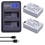 DuraPro 2Pcs LP-E8 Battery + LED USB Dual Charger for Canon LP-E8; Canon EOS 550D, EOS 700D, EOS 600D, EOS 650D, Rebel T2i T3i T4i T5i, Kiss X4 X5 X6i X7i DSLR Cameras