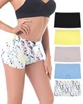 Ruxia Womens Boxer Shorts Seamless Boyshort Panties for Under Dresses Ladies Underwear Shorts 5 Pack