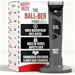 HAPPY NUTS The Ballber Pro Electric Groin & Body Hair Trimmer for Men - Waterproof Rechargeable Ball Shaver