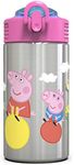 Zak Designs Peppa Pig 15.5oz Stainl