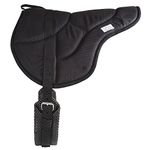 Best Friend Eastern Style Bareback Saddle Pad, Black, Child