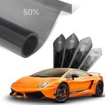 Serzase Window Tint Car, 50% VLT, Nano Ceramic Car Tint 2PLY, Professional Auto Window Tint Heat, UV 99%, and IRR 85% to 90%, Tint for Cars, Plotter Friendly, 20" x10FT