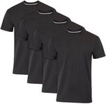 Hanes Men's 4 Pack Ultimate Black S