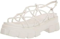 Circus by Sam Edelman Women's Greyson Platform Sandal, Bright White, 11