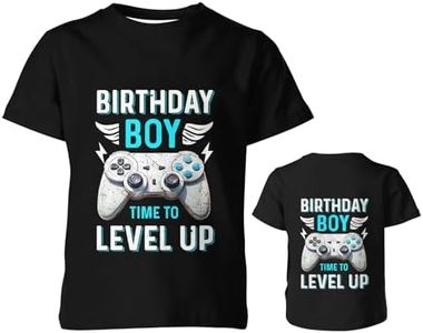 Birthday Boy Time to Level Up Video Game Birthday Gamer Boys T-Shirt