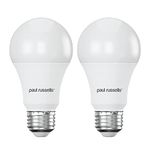 paul russells LED E27 Fitting Light Bulb, 75W Equivalent, 9.5Watt 1055 lumens, Bright Daylight 6500K, A60 ES Large Edison Screw Standard GLS Standard Energy Saving Lightbulbs, Non-Dimmable, Pack of 2