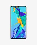 Huawei P30 128 GB 6.1 Inch OLED Display Smartphone with Leica Triple Camera, 6GB RAM, EMUI 9.1.0 Sim-Free Android Mobile Phone, Single SIM, Aurora, UK Version