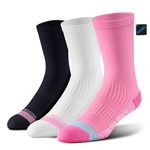 BRISIRA Bamboo Viscose Compression Socks Women Running Crew Anti Blister Moisture Wicking Athletic Sport Hiking Socks